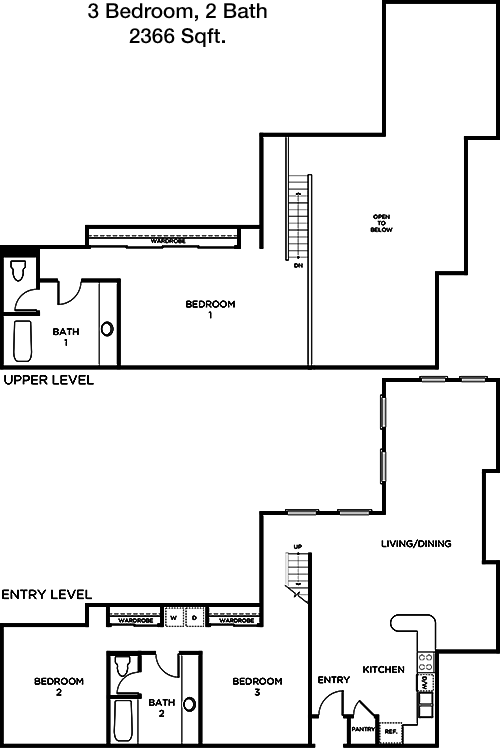 2,366 sq ft floorplan layout