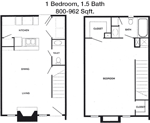 800 sq ft floorplan layout