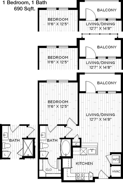 A1 floorplan layout