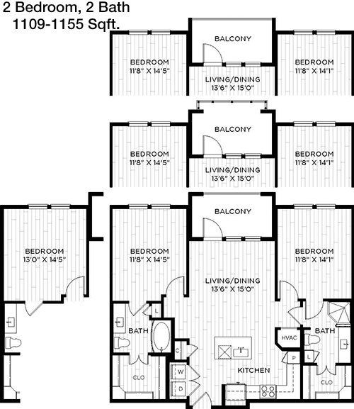 B2 floorplan layout