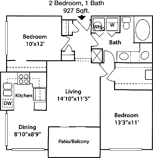 B1 floorplan layout