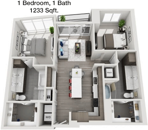 B1 floorplan layout