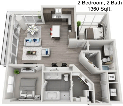B3 floorplan layout