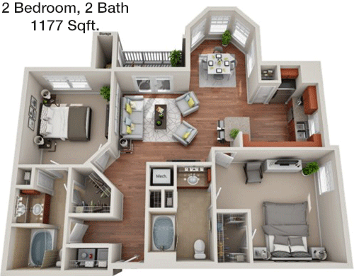 B1 floorplan layout