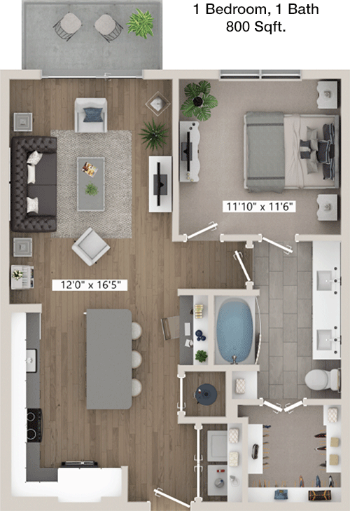 800 sq ft floorplan layout