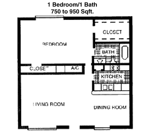 750 sq ft floorplan layout