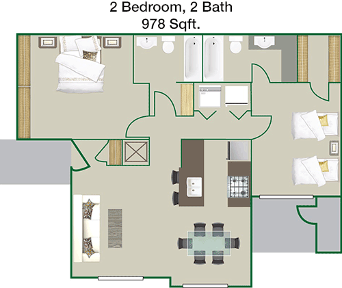 B1 floorplan layout