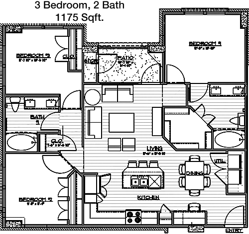 C1 floorplan layout