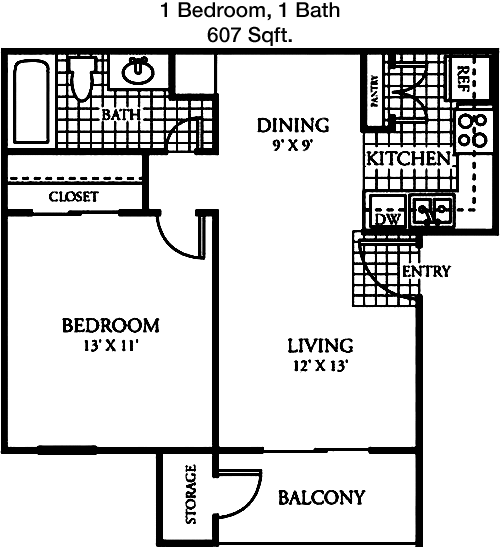 A1 floorplan layout