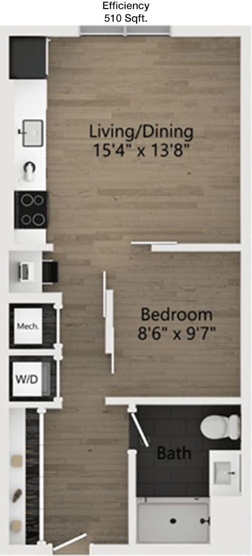 JR1 floorplan layout
