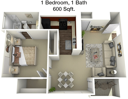 600 sq ft floorplan layout