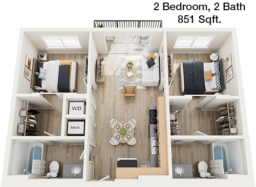B1 floorplan layout
