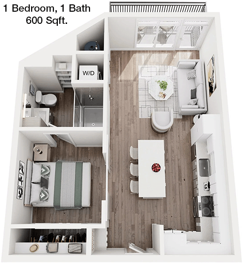 600 sq ft floorplan layout