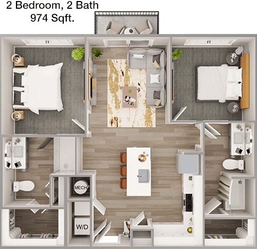B2 floorplan layout