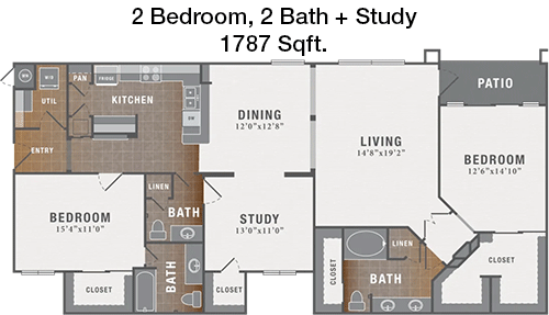 1,787 sq ft floorplan layout