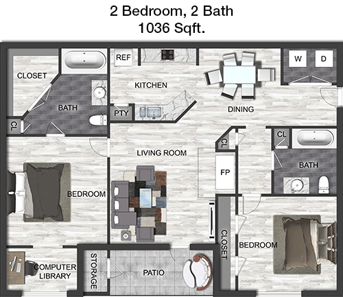B1A floorplan layout