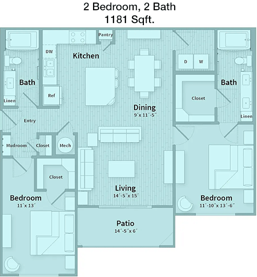 C floorplan layout