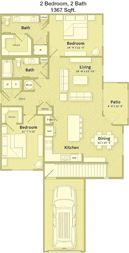 DG2 floorplan layout