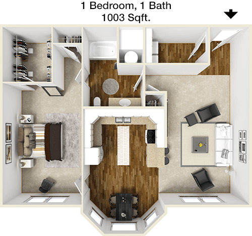 A1 floorplan layout