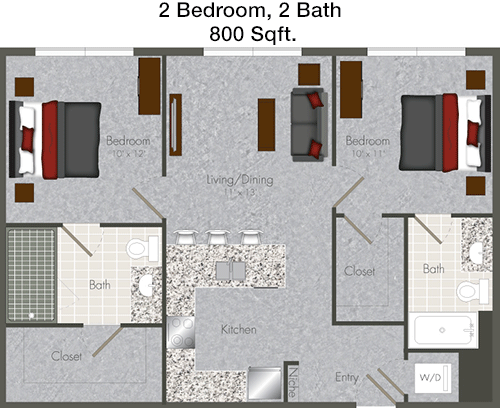 800 sq ft floorplan layout