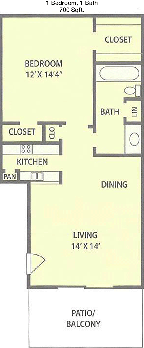 700 sq ft floorplan layout