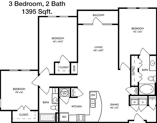 C1 floorplan layout