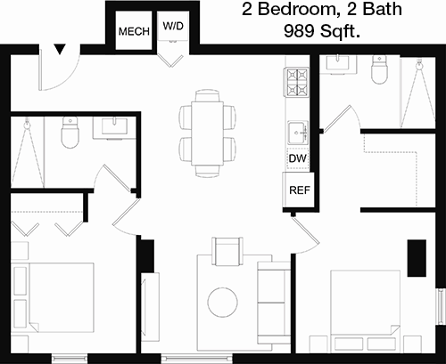 B2 floorplan layout
