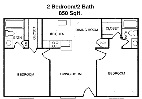850 sq ft floorplan layout