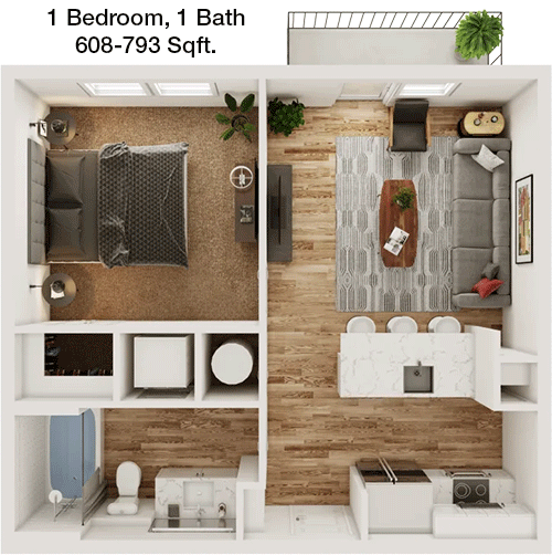 A1 floorplan layout