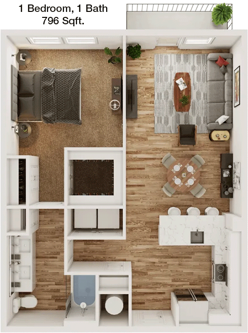 A4 floorplan layout