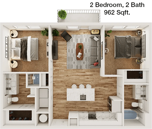 B2 floorplan layout
