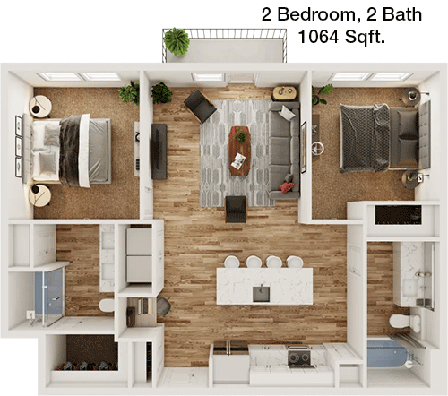 B3 floorplan layout