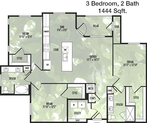 C1 floorplan layout