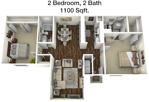 B2 floorplan layout