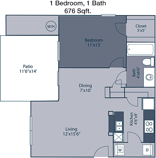 A1R floorplan layout