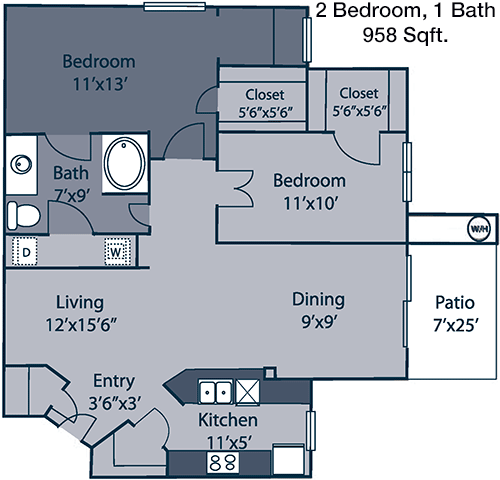 B3P floorplan layout