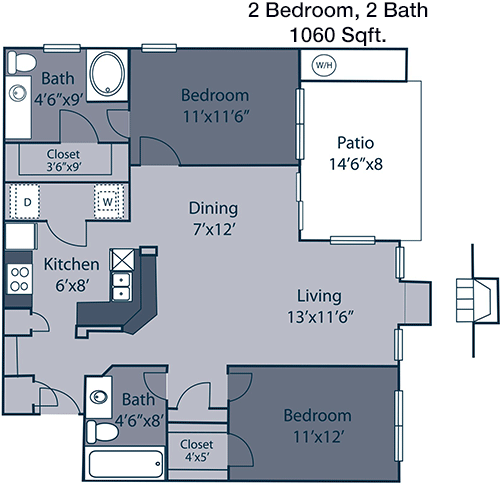 B1R floorplan layout