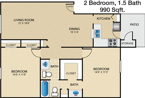 B1 floorplan layout