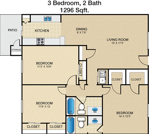 C1 floorplan layout