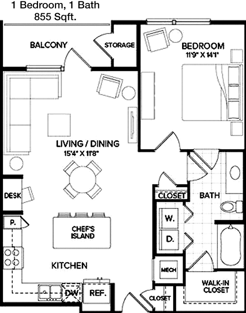 A3b floorplan layout