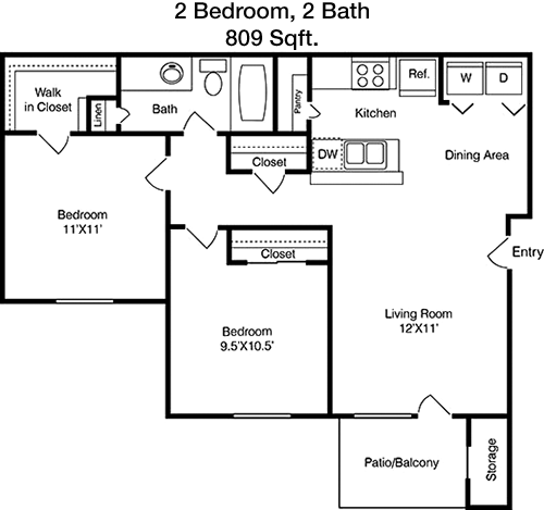 Chelsea floorplan layout