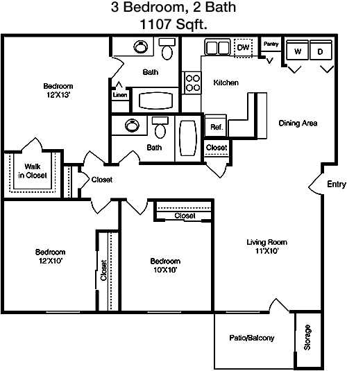 Caroline floorplan layout