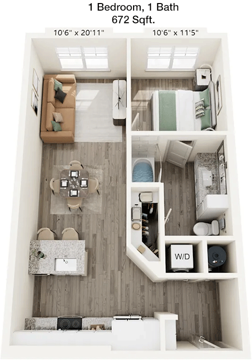 A1 floorplan layout