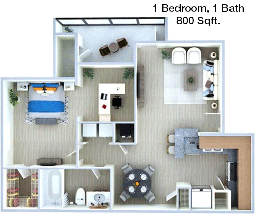 800 sq ft floorplan layout
