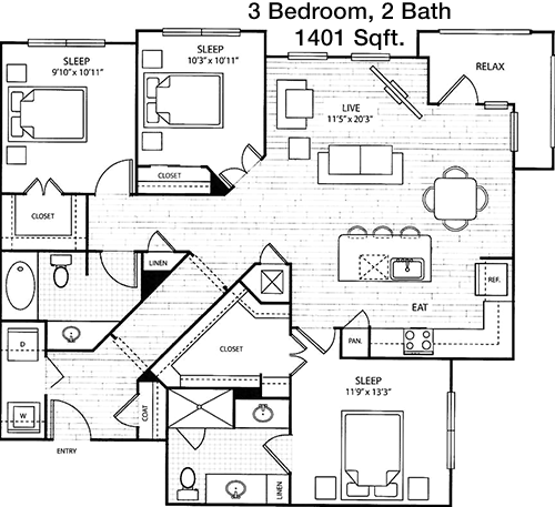 C1 floorplan layout