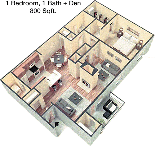 800 sq ft floorplan layout