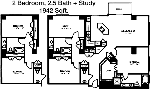 1,942 sq ft floorplan layout