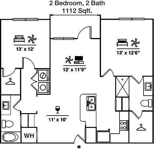 Lake Ridge floorplan layout