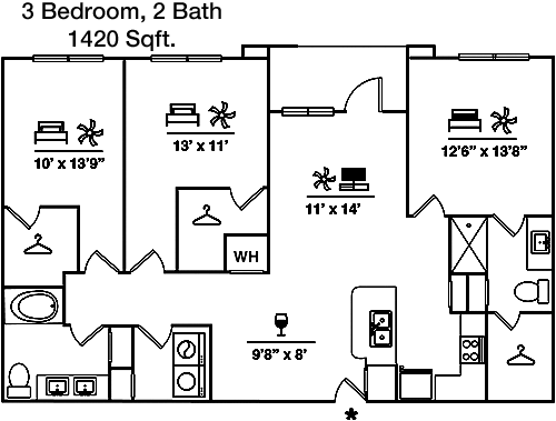 Westgate floorplan layout