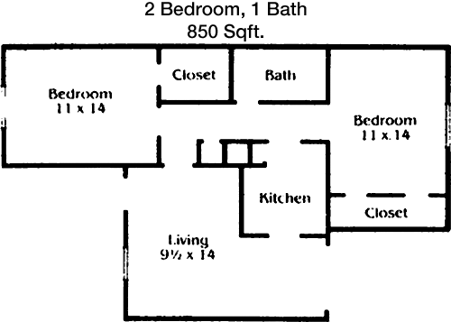 850 sq ft floorplan layout
